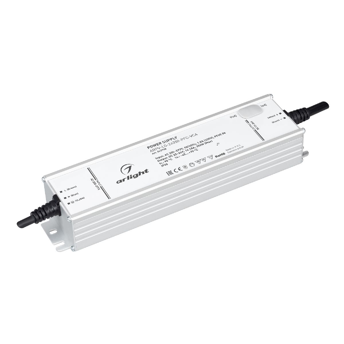 Блок питания Arlight ARPV-LG-24350-PFC-VCA (22-26V, 14.58A, 350W) 047708