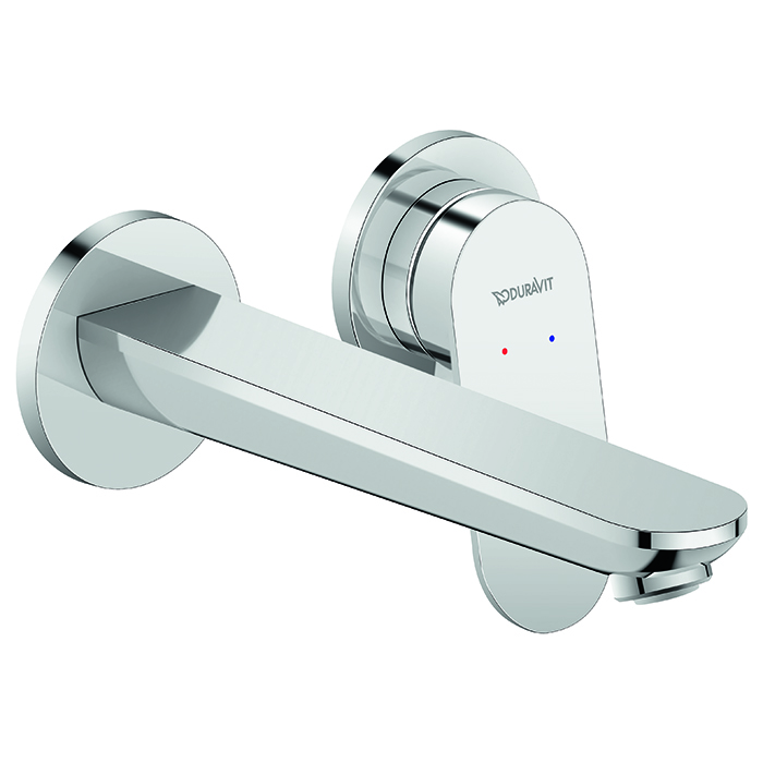 Duravit Wave Смеситель для раковины, встраиваемый, излив: 20см., цвет: хром