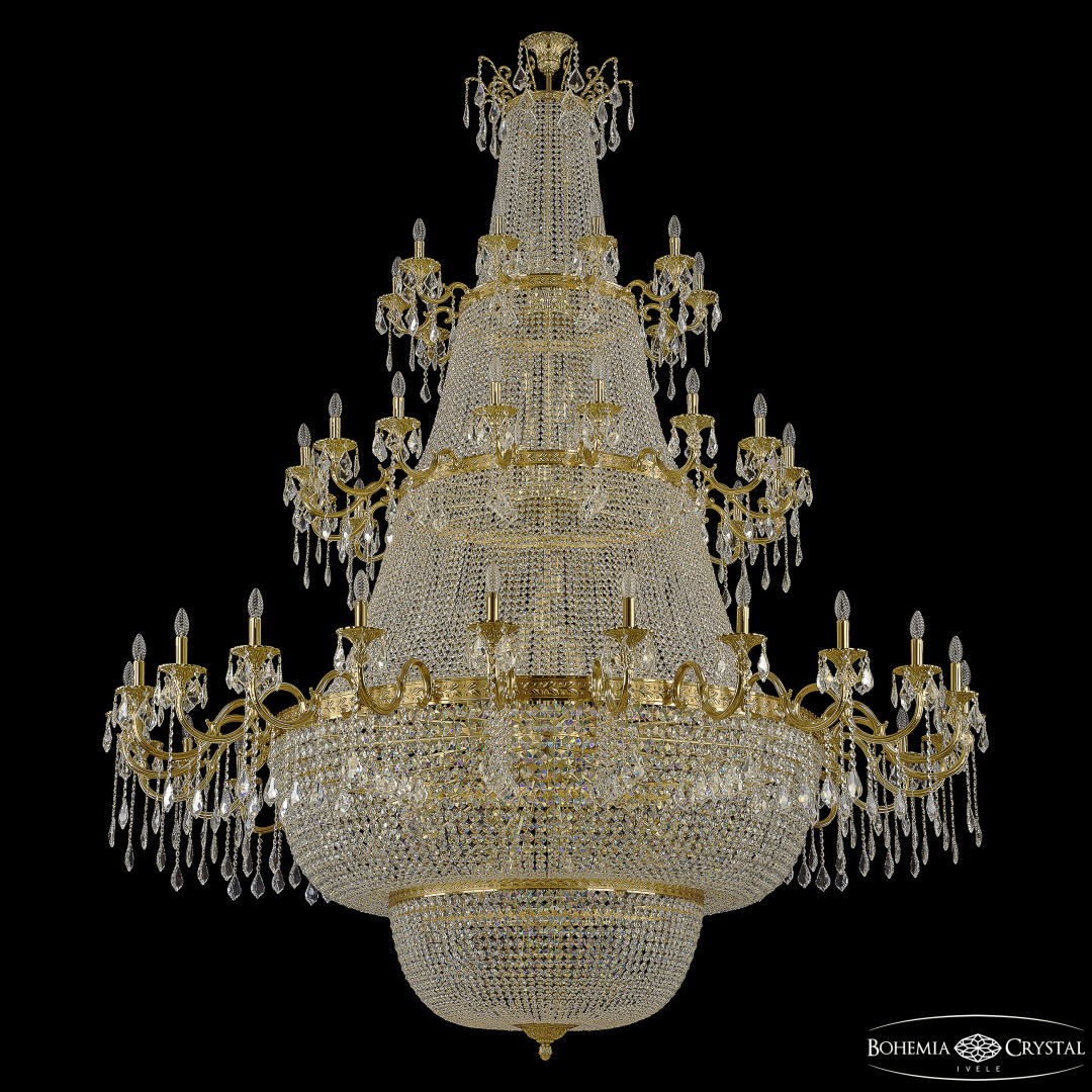 Потолочная люстра Bohemia Ivele Crystal 2210H201/24+16+10/228IV/3D/Y1 G