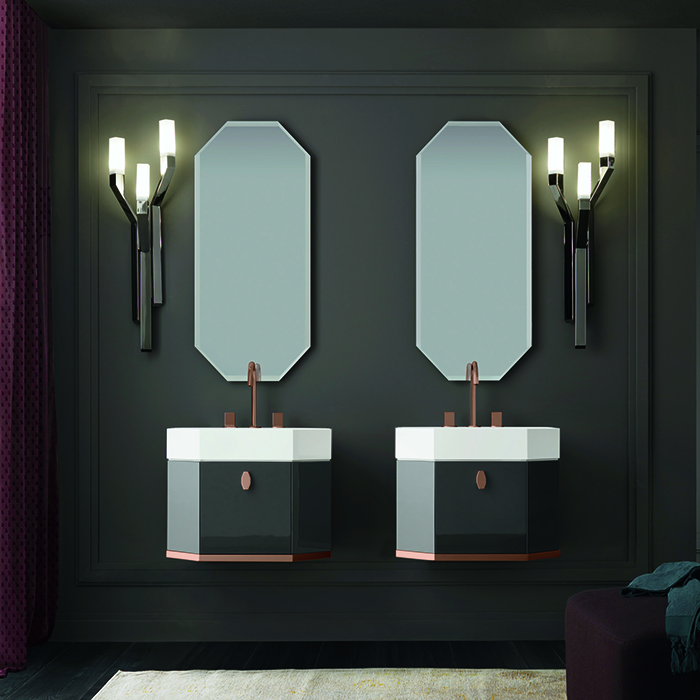 Milldue Edition Dandy Комплект подвесной мебели, 66,4x47x36см, цвет: глянцевый Grafite