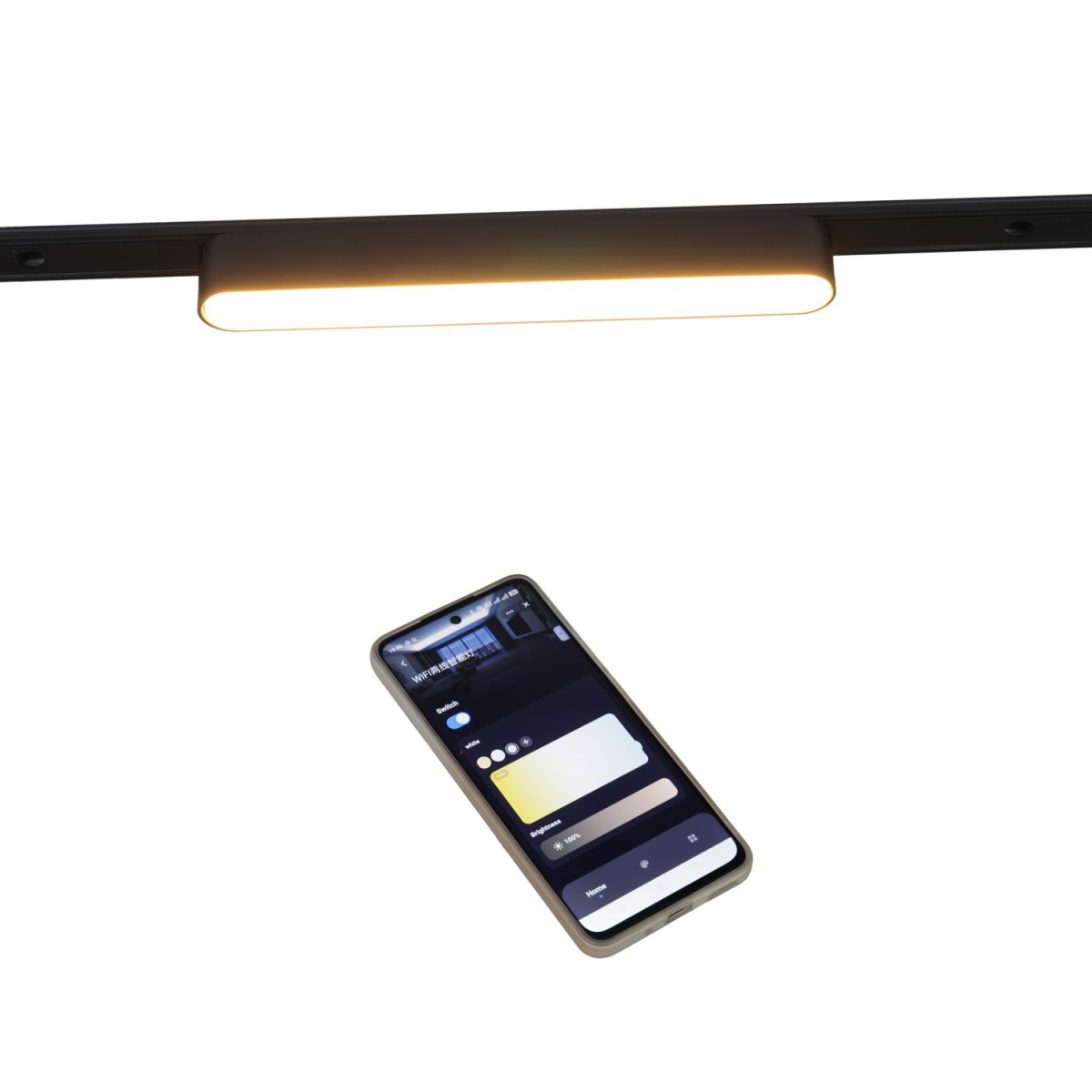 Трековый магнитный светильник (CCT+SMART) Reluce 13001-9.3-001UR magnetic LED12W BK CCT+SMART