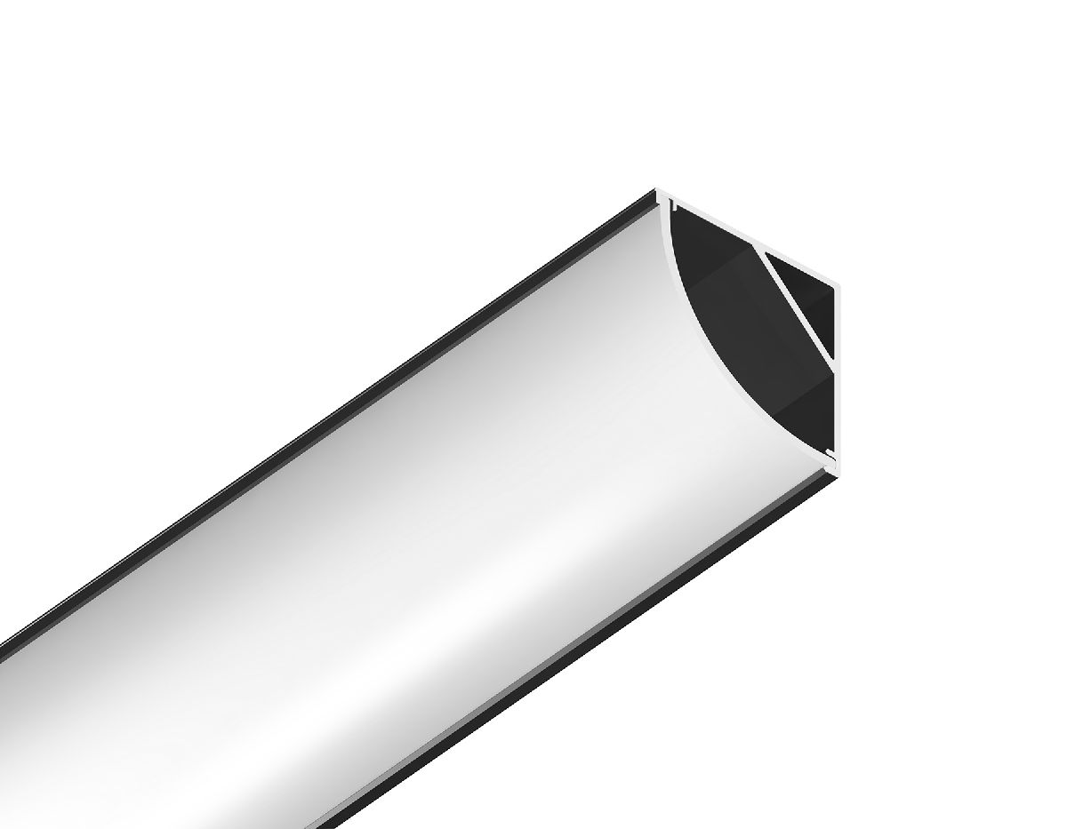 Алюминиевый угловой профиль Ambrella Light Alum Profile GP2100BK