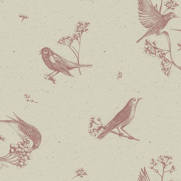 Обои Coordonne 9500070N Sweet Birds Papirus