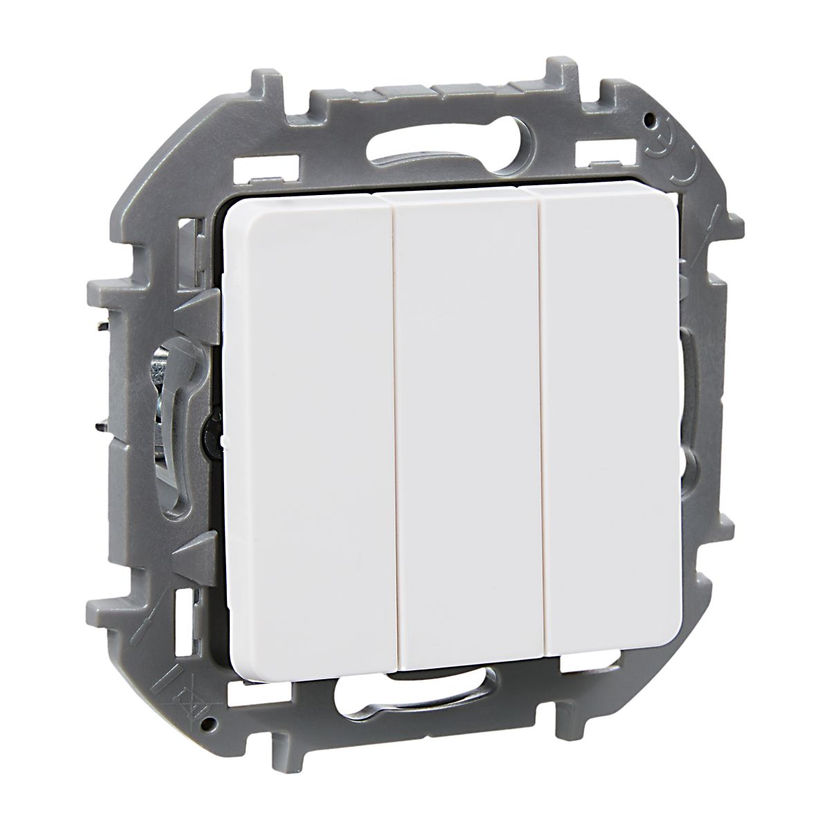 Выключатель 3-кл, винтовые клеммы, 10 AX , 250 В. Legrand/Daccord Inspiria 673540