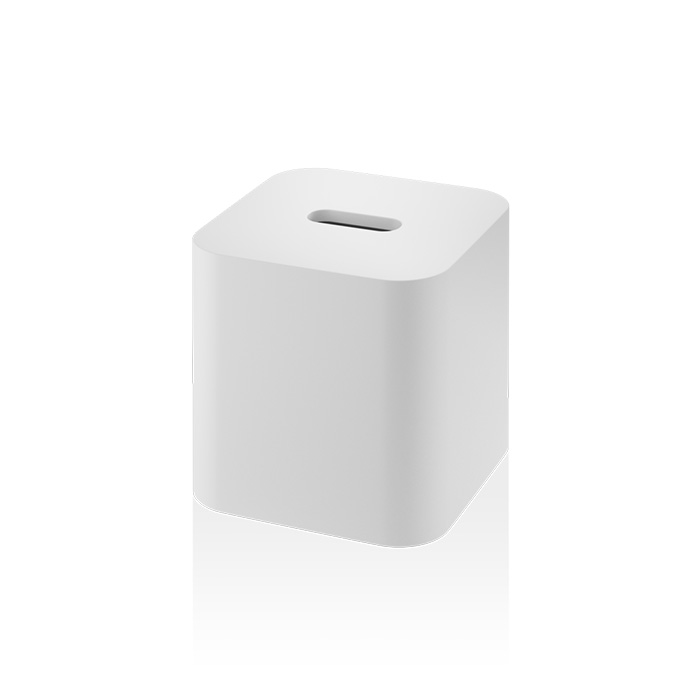 Decor Walther Stone KBQ Диспенсер для салфеток 14.2x13.7x13.7см, настольный, цвет: белый