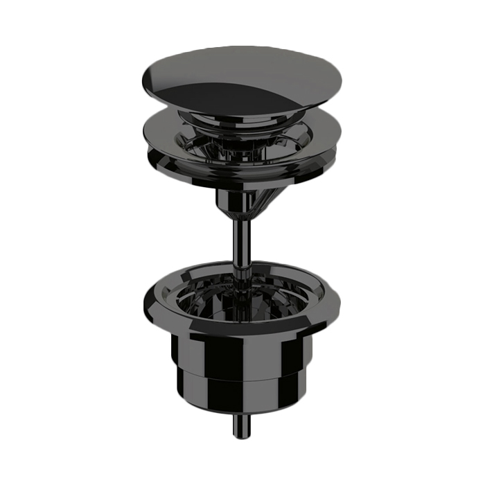 Almar Mixers Донный клапан 1"1/4 для раковины, цвет: черный металл брашированный PVD