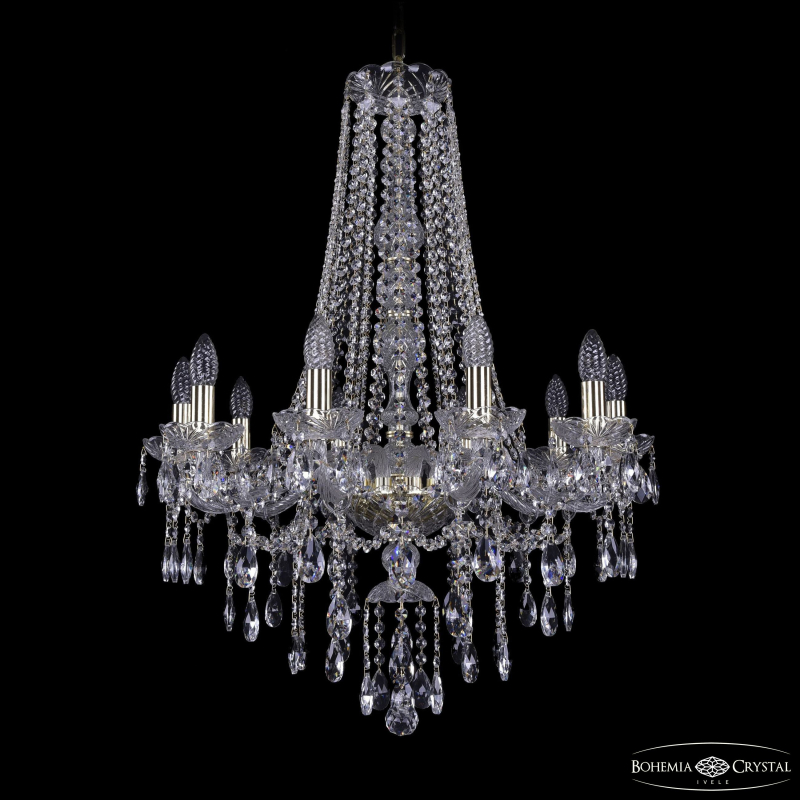 Подвесная люстра Bohemia Ivele Crystal 1415/10/220/h-85 G