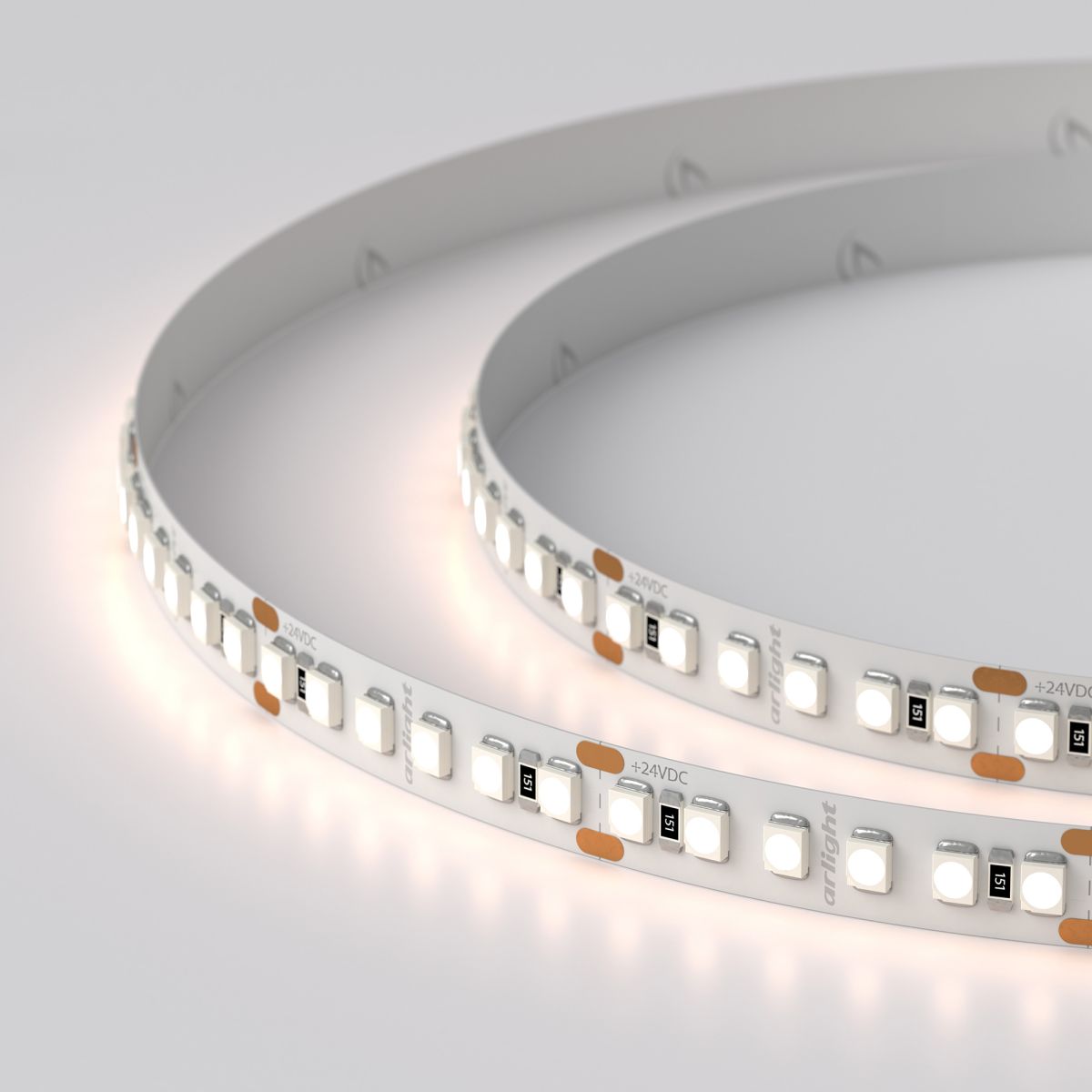 Светодиодная лента Arlight UL-A180-8mm 24V Warm2700 (14.4 W/m, IP20, 5m) 017419(2)
