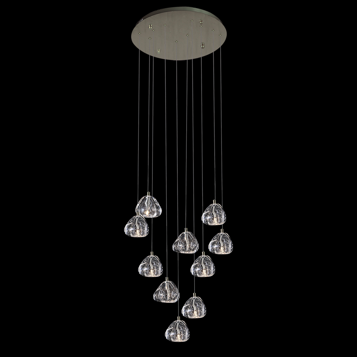 Каскадная люстра DeLight Collection Mizu OM8201015-10 chrome
