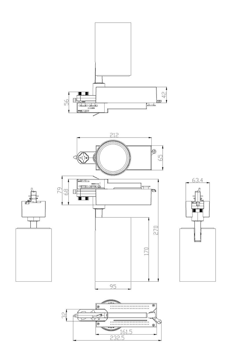 Трековый светильник ЭРА SТR-30-36-30K-B40 Б0049780