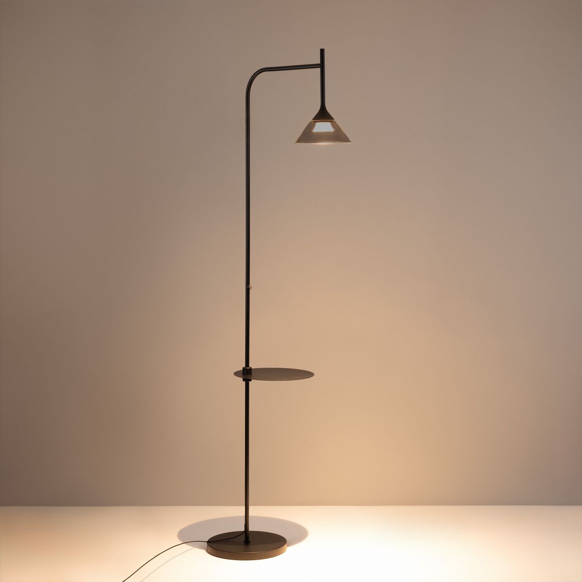 Торшер Arlight SP-OMBRELLO-FLOOR-7W Warm3000 (BK, 30 deg, 230V) (IP20 Металл) 059594
