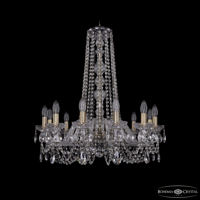 Подвесная люстра Bohemia Ivele Crystal 1402/12/240/h-75 Pa