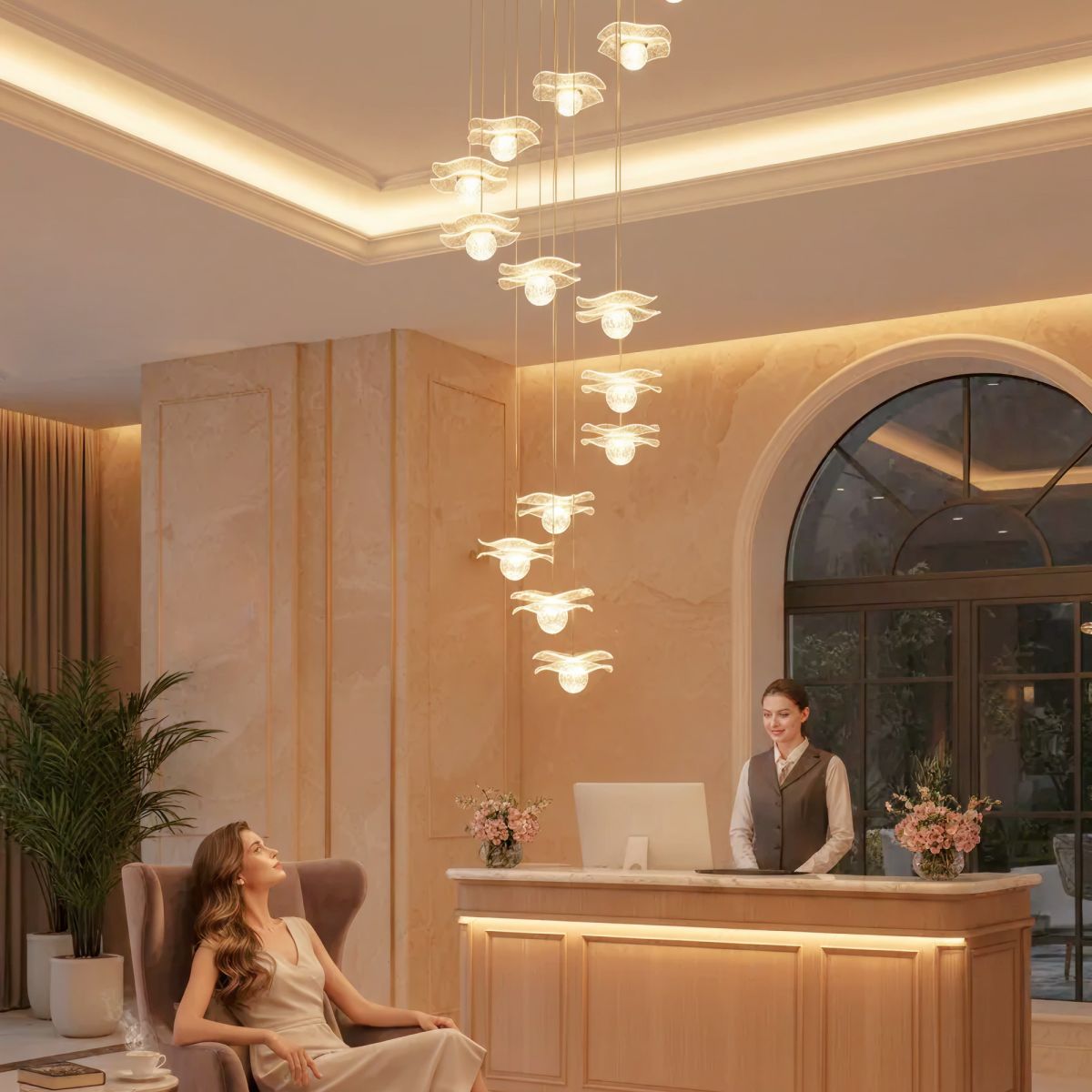 Каскадная люстра Citilux Signature CL247057