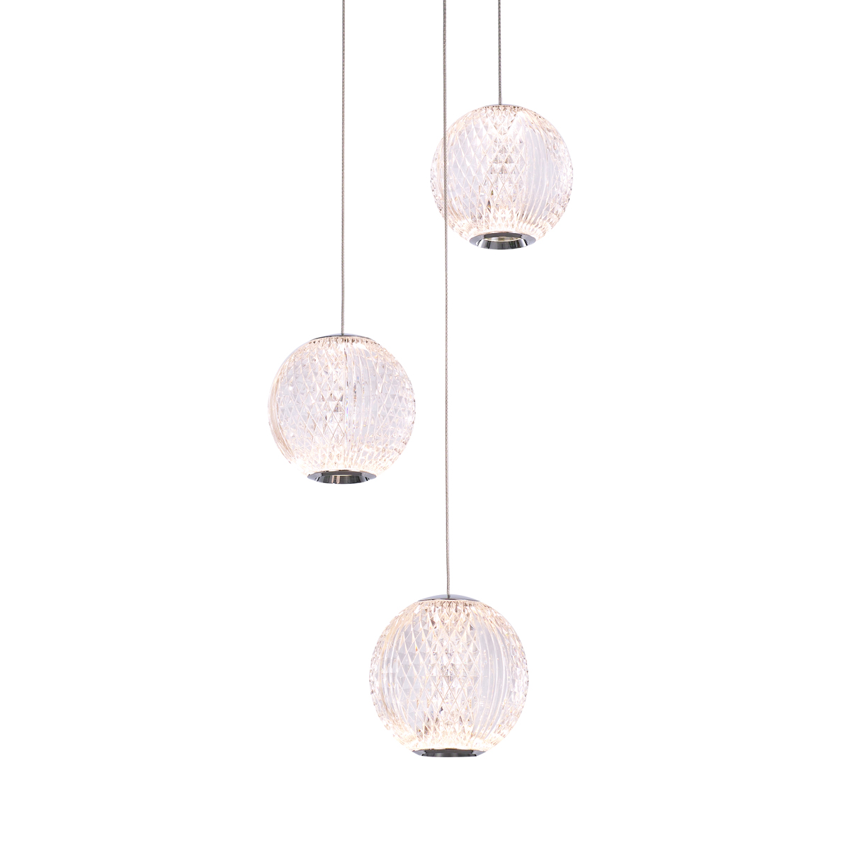 Подвесной светильник Delight Collection MD20001012 MD20001012-3A chrome