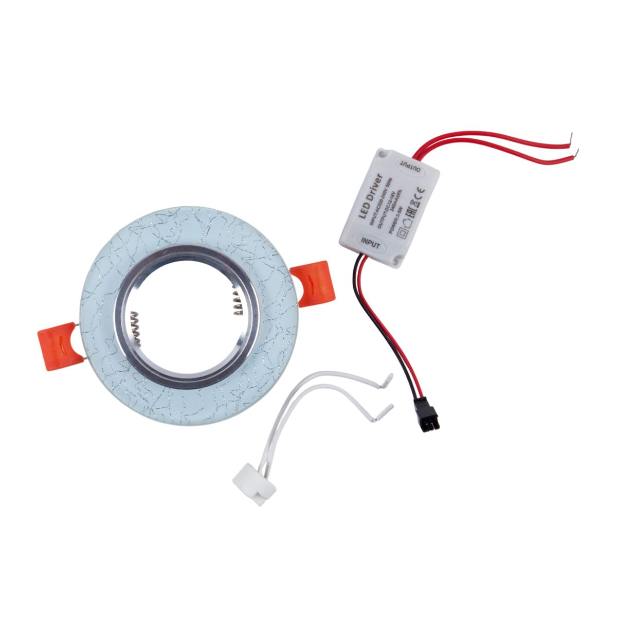 Встраиваемый светильник Fametto Luciole DLS-L208 GU5.3 CHROME/WHITE UL-00013091