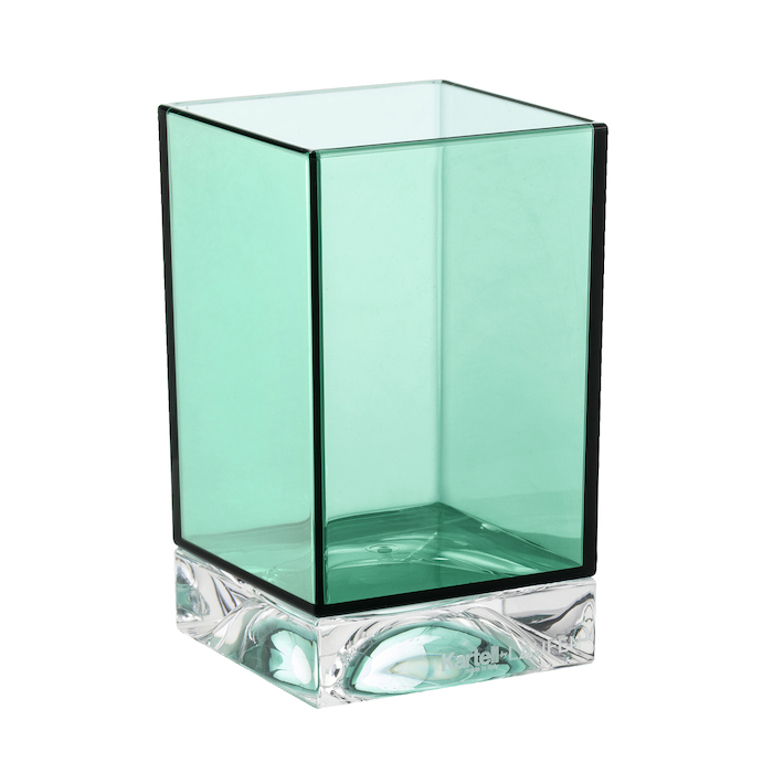 Laufen Kartell Стакан 7х7х12см., настольный, пластик, цвет: изумрудный зеленый