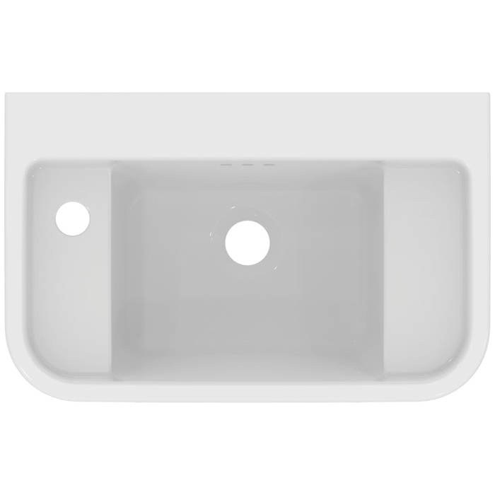 Ideal Standard Calla Раковина 50х32xh18см., подвесная, с 1 отв., Sx, с крепежом, цвет: белый глянец