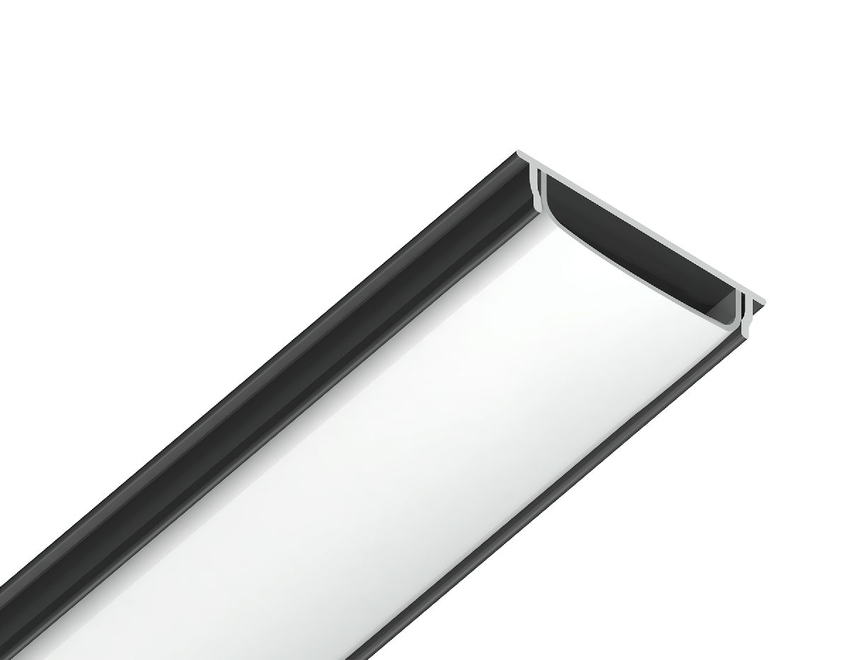 Алюминиевый накладной профиль Ambrella Light Alum Profile GP1600BK