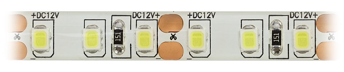 Светодиодная лента Эра 12В 2835 9,6Вт/м 6500K 5м IP65 LS2835-9,6-120-12-6500K-IP65-2year-5m KU-2835AD-120D-W Б0044115
