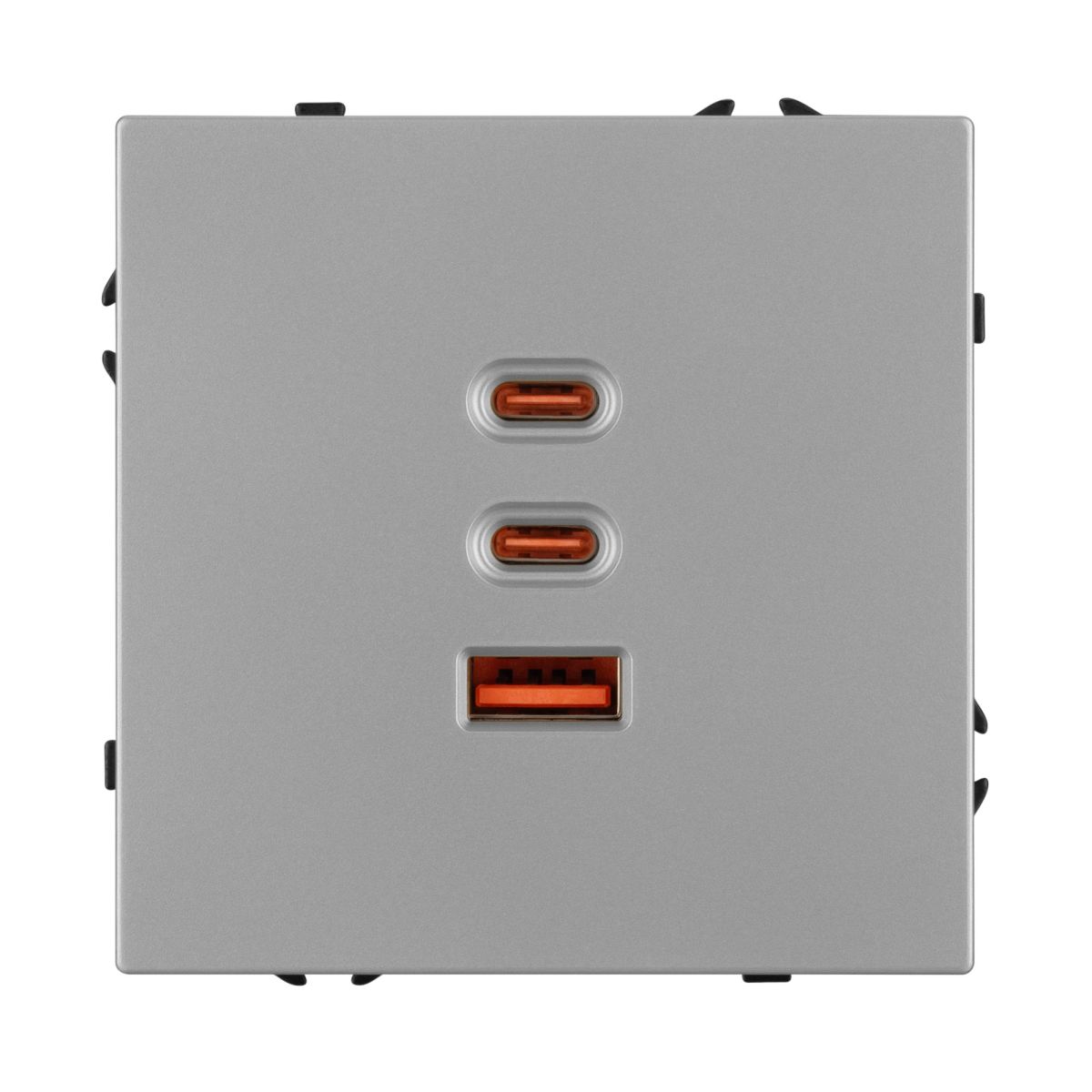 Механизм розетки с быстрой USB зарядкой Arlight SCT-NOBE-MUACC-SFPL-FC-IS (65W, QC3) 061838