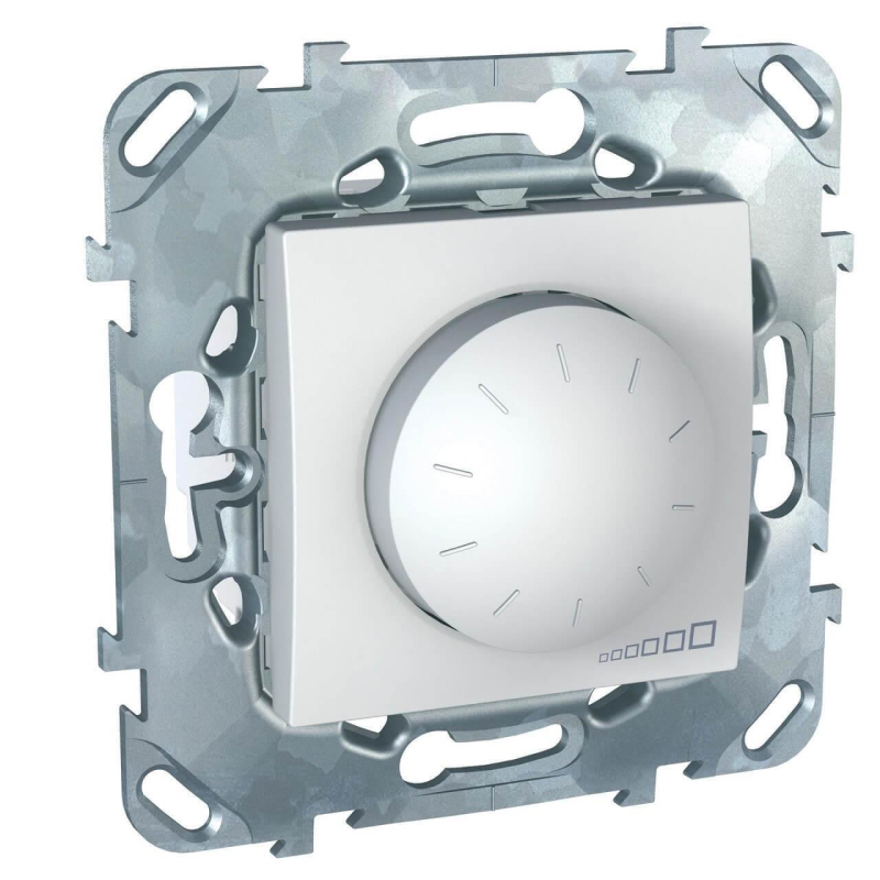 Диммер поворотный Schneider Electric Unica для ламп накаливания и галогенных 40-400W MGU5.511.18ZD