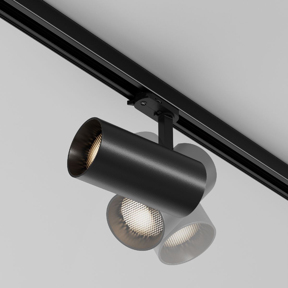 Трековый трехфазный светильник Maytoni Focus Led TR197-3-30WCCT-M-B