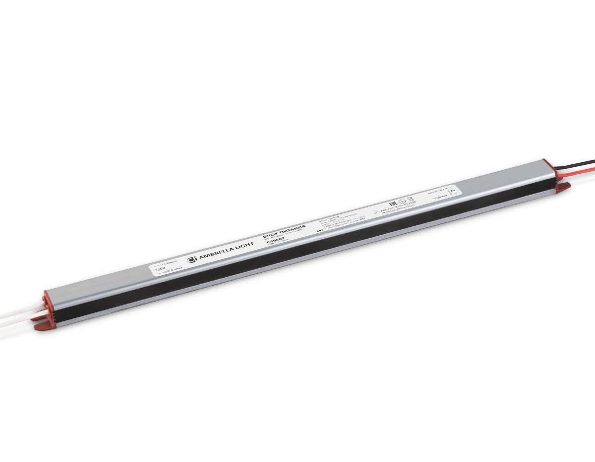 Блок питания для светодиодной ленты Ambrella Light Illumination 60Вт DC12В 5A IP67 GS9807