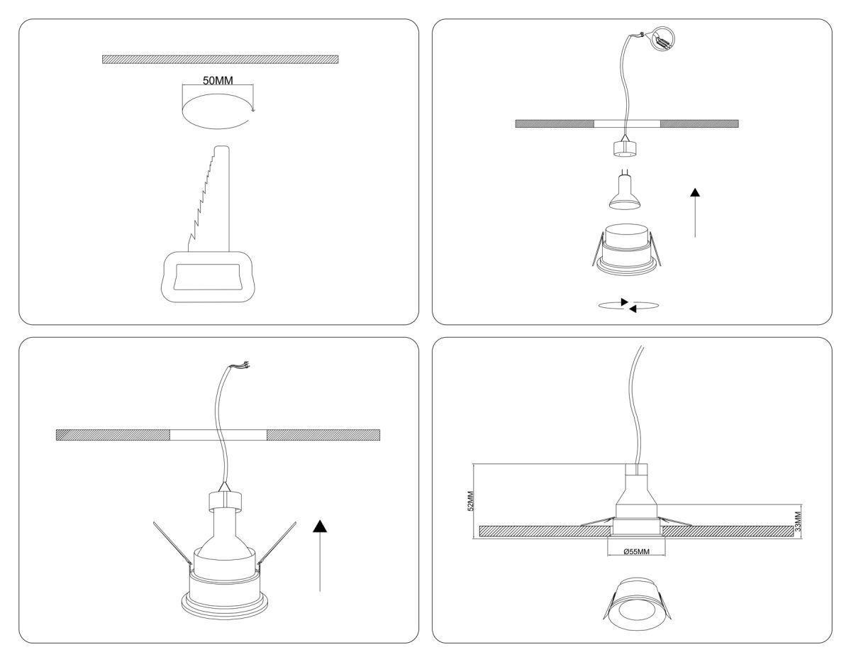 Точечный светильник Ambrella Light Techno Spot TS51814