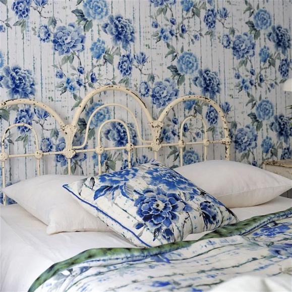 Обои Designers Guild PDG1158/05 Kyoto Flower Cobalt