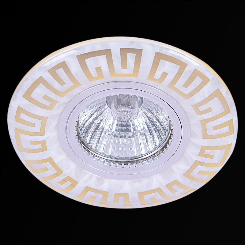 Встраиваемый светильник Reluce 09504-9.0-001MN MR16+LED3W WH/GD