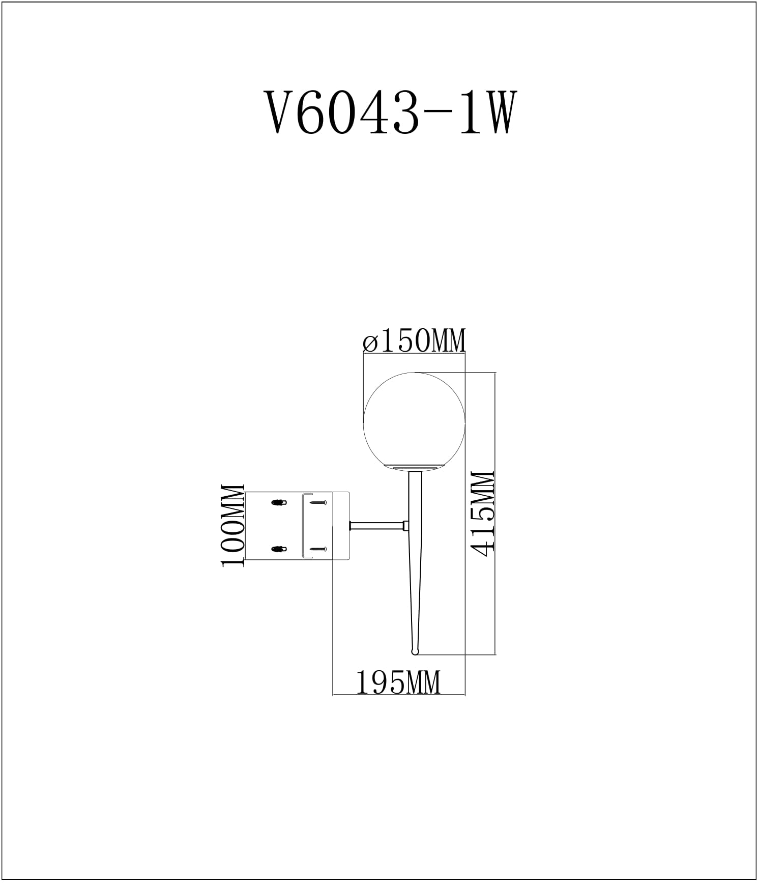Бра Moderli Scrumbel V6043-1W