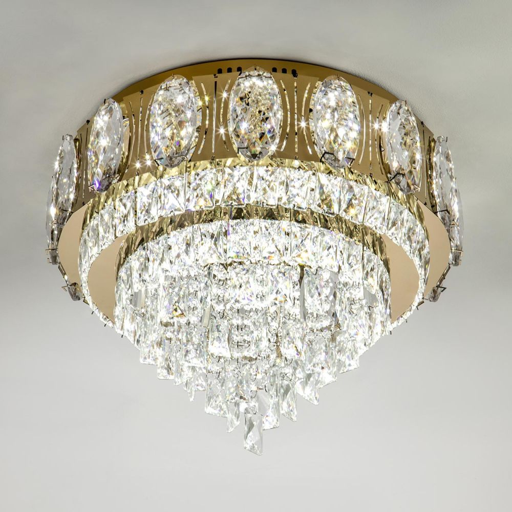 Потолочная люстра LED4U L9438-500 GD с УД