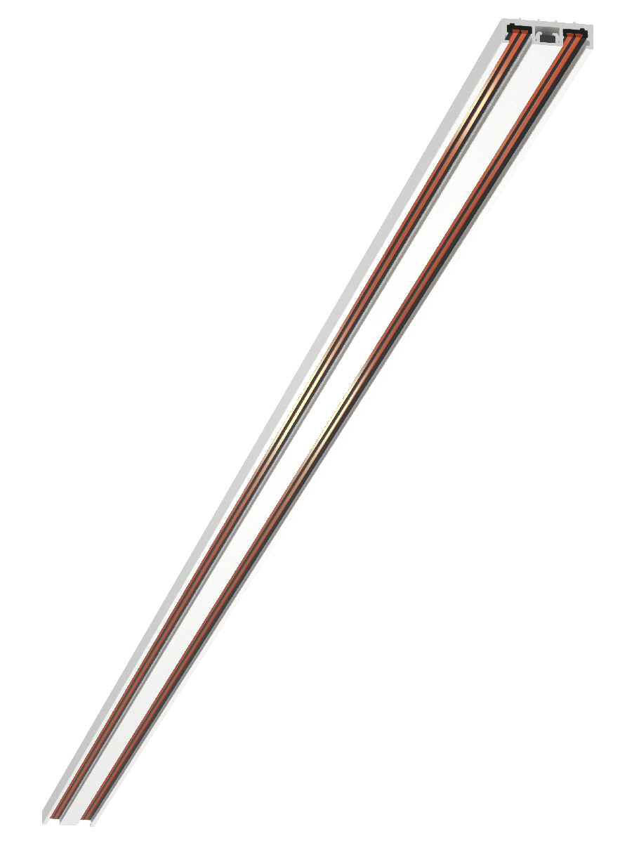 Ультратонкий накладной магнитный шинопровод iLedex Vision 4825-25/7-1000-WH