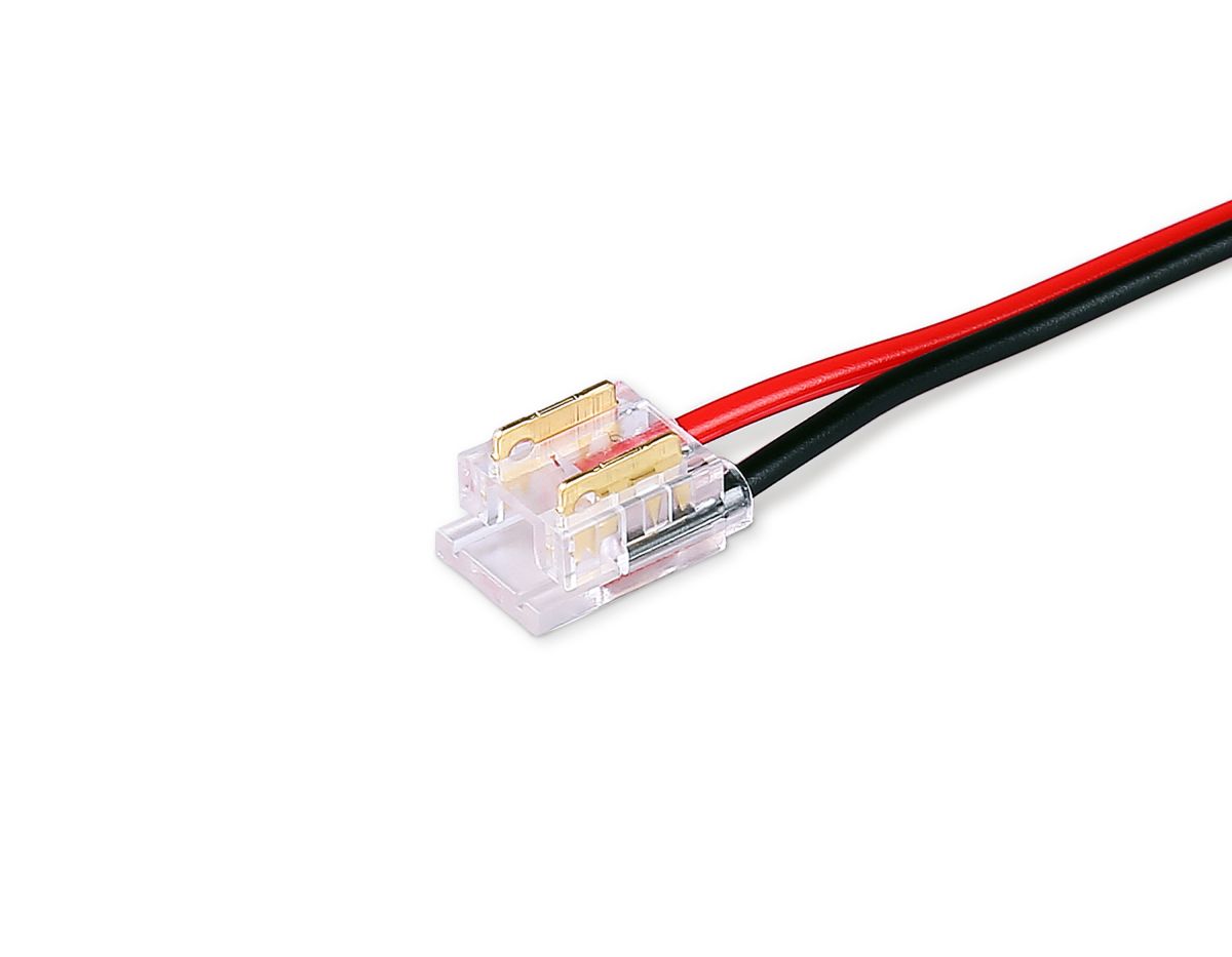 Соединитель гибкий односторонний Ambrella Light Illumination COB 12/24V для лент 8/10mm (2 конт.) (10шт. в комплекте) GS7375