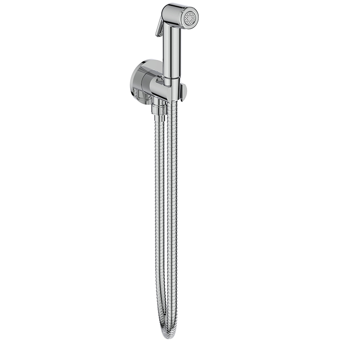 Ideal Standard Металлический шланг для душа 150 см, подсоединение G1/2", устойчивость к давлению до 5 атм, цвет: хром