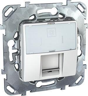 Розетка компьютерная RJ45 Schneider Electric Unica MGU5.425.18ZD