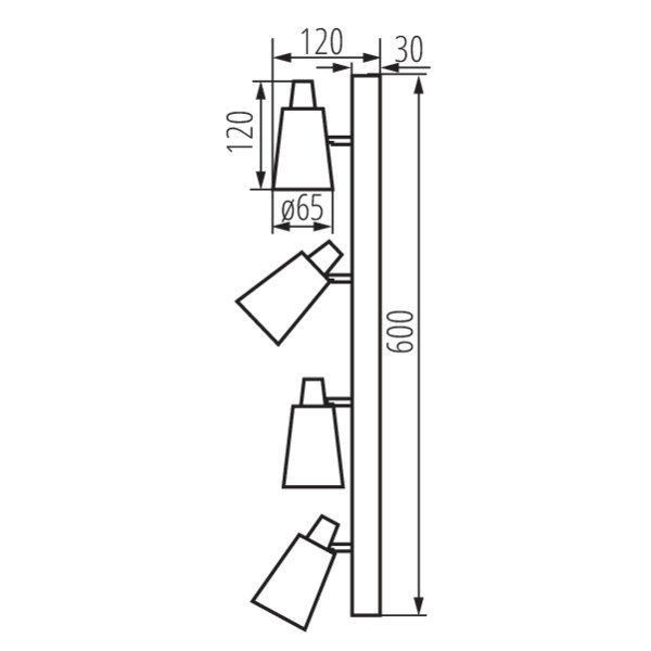 Спот Kanlux Sempra EL-4I B-SR 33097