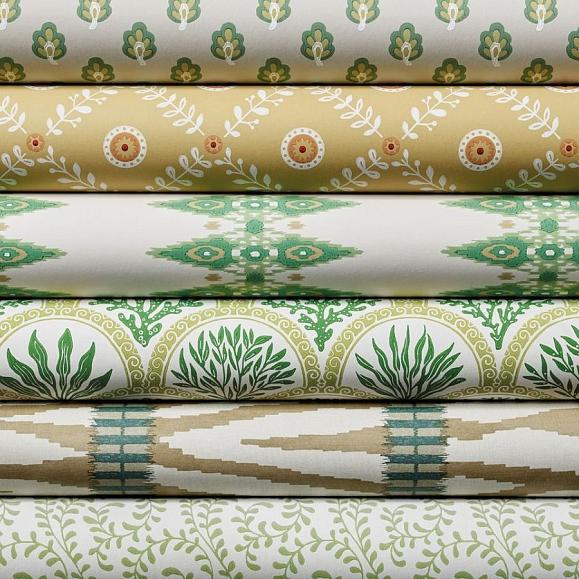 Обои Jane Churchill J187W-05 Innis Stripe Green