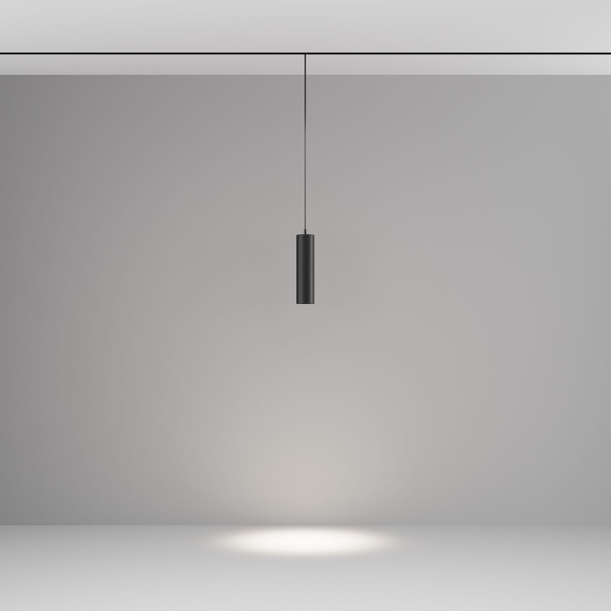 Трековый подвесной светодиодный светильник Maytoni Technica Focus Led TR041-4-12W3K-M-DS-B