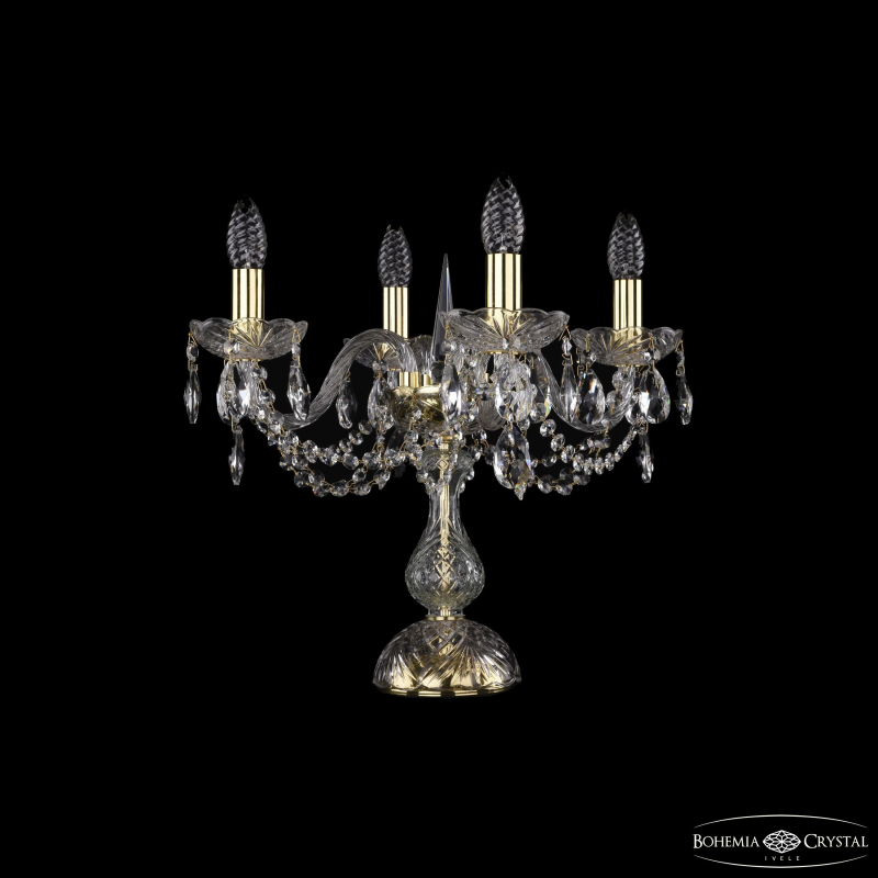 Настольная лампа Bohemia Ivele Crystal 1402L/4/141-39 G
