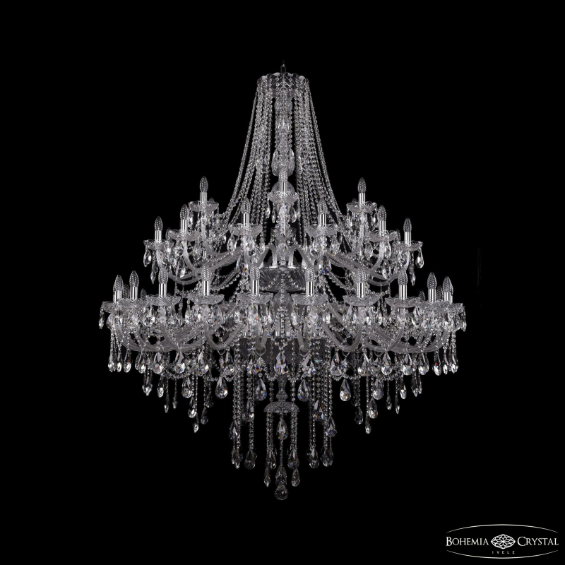 Подвесная люстра Bohemia Ivele Crystal 1415/24+12+6/530/2d Ni