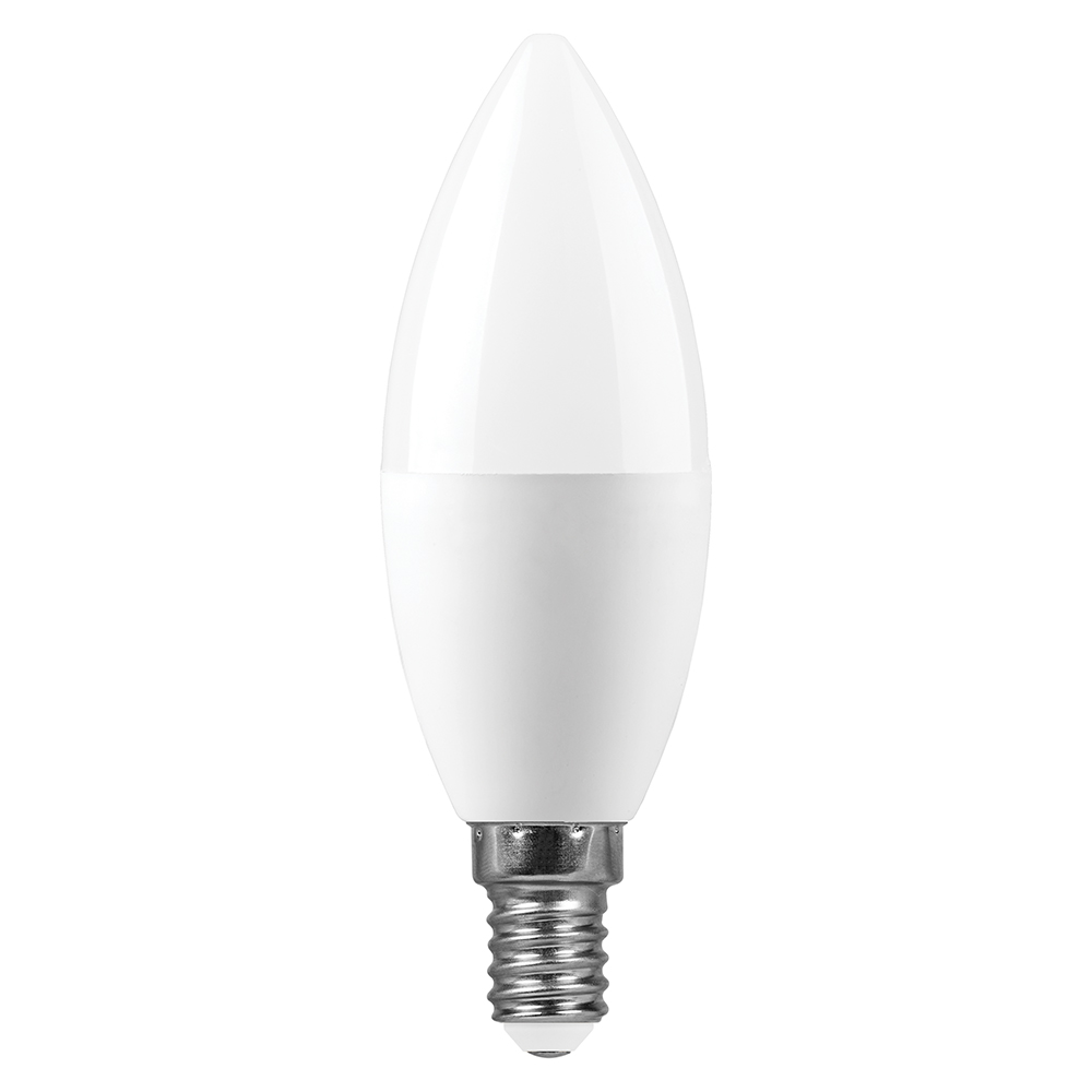 Лампа светодиодная Saffit SBC3720 свеча матовая E14 20W 230V 2700K 55272