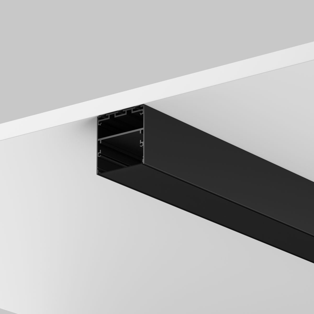 Рассеиватель для профиля 5050 Чёрный, 2 м Maytoni Led Strip ALM-5050T-B-DF-2M 642048