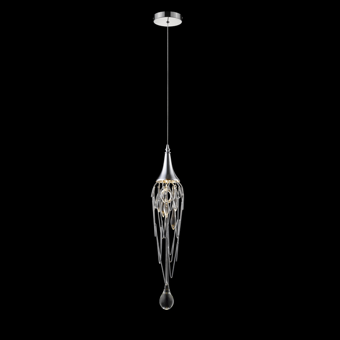 Подвесной светильник Delight Collection Goddess Tears P68009S-1H chrome