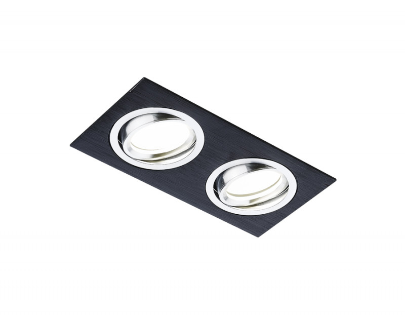 Встраиваемый светильник Ambrella Light Standard Spot A601/2 BK