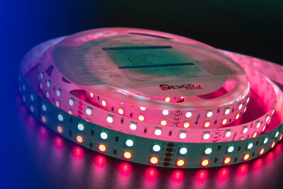 Светодиодная лента DesignLed DSG5120-24-RGB+W-33 000514