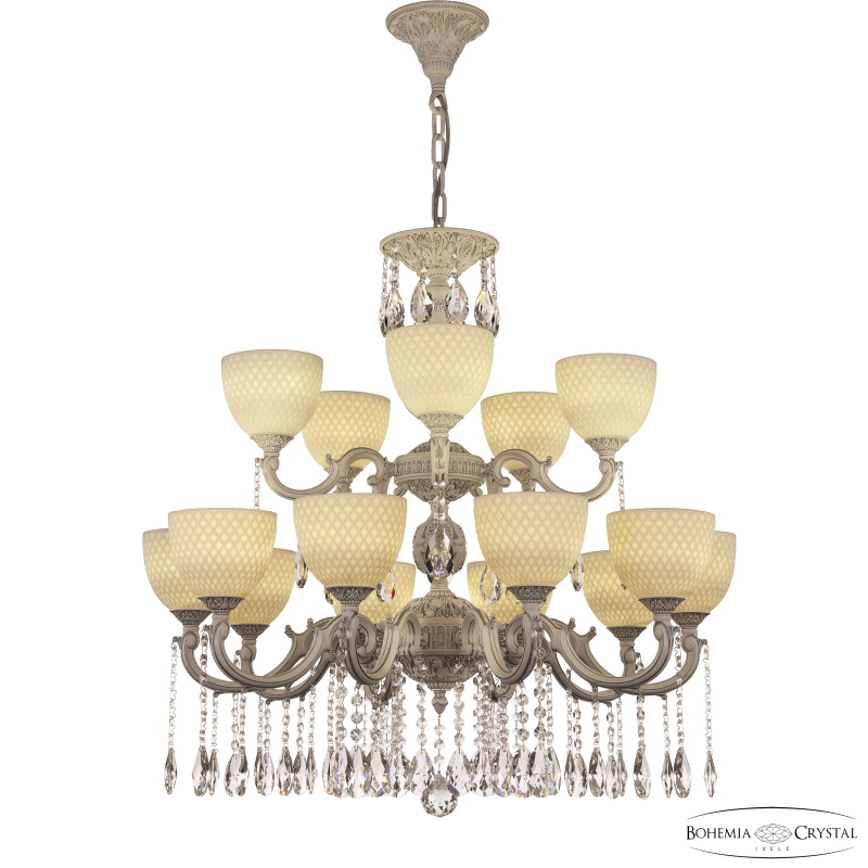 Подвесная люстра Bohemia Ivele Crystal AL78101/10+5/250/2D A WMN P1 U Wave