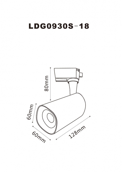 Светильник на шине ARTE Lamp A4562PL-1BK