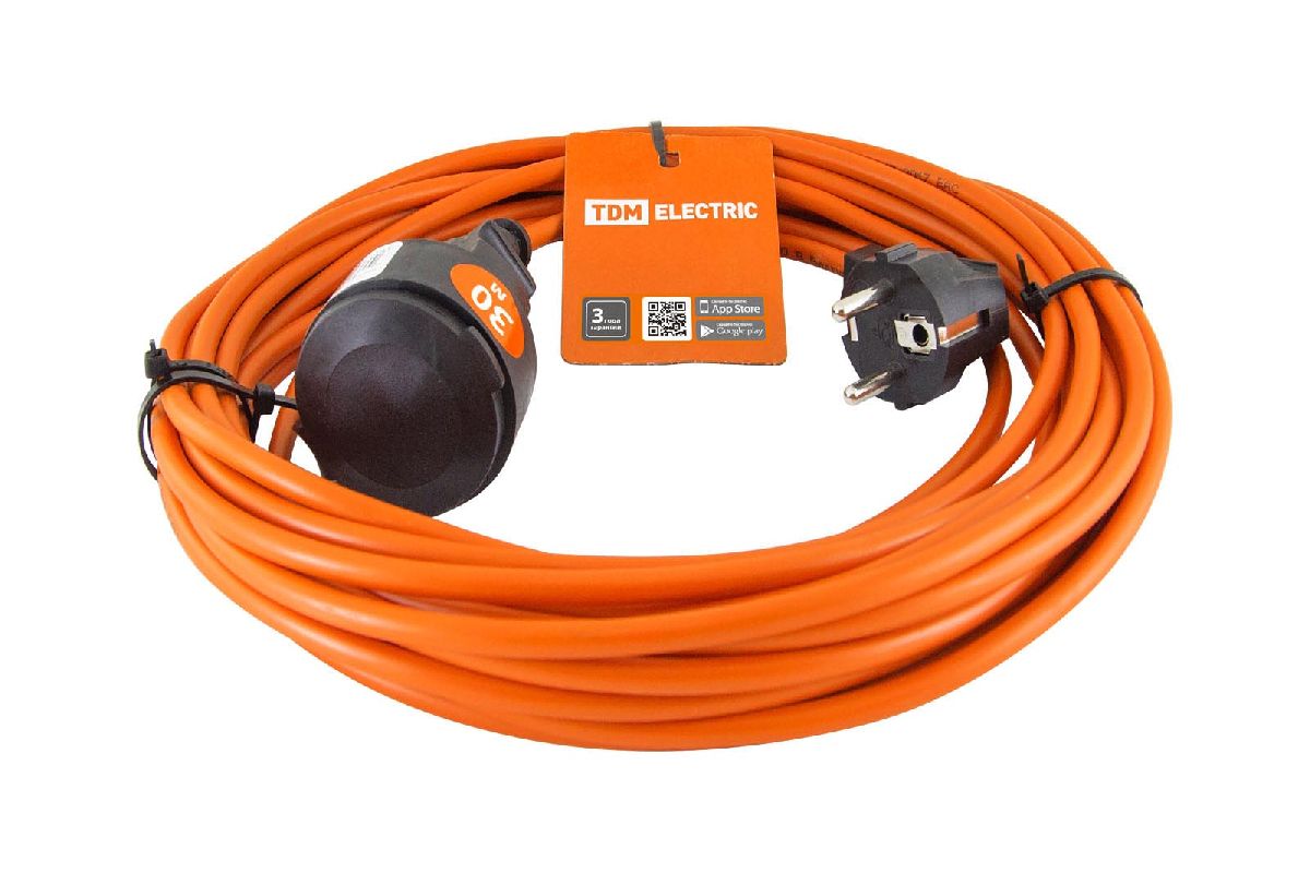 Удлинитель-шнур силовой УШ6 TDM Electric SQ1301-0602