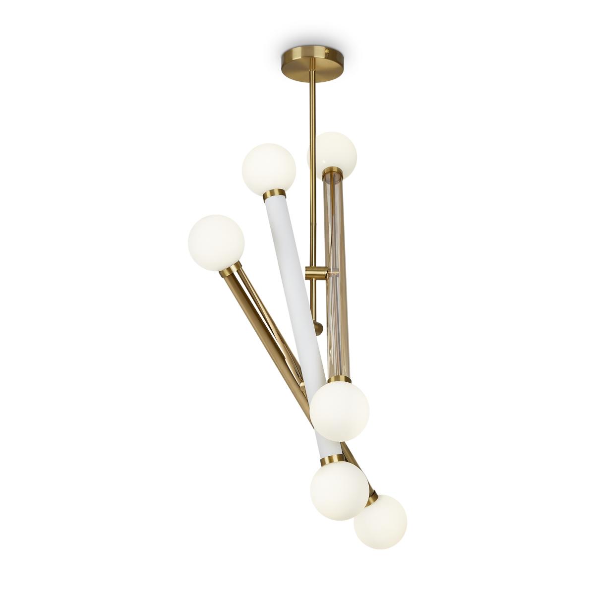 Люстра на штанге Freya Cross FR5381PL-06G